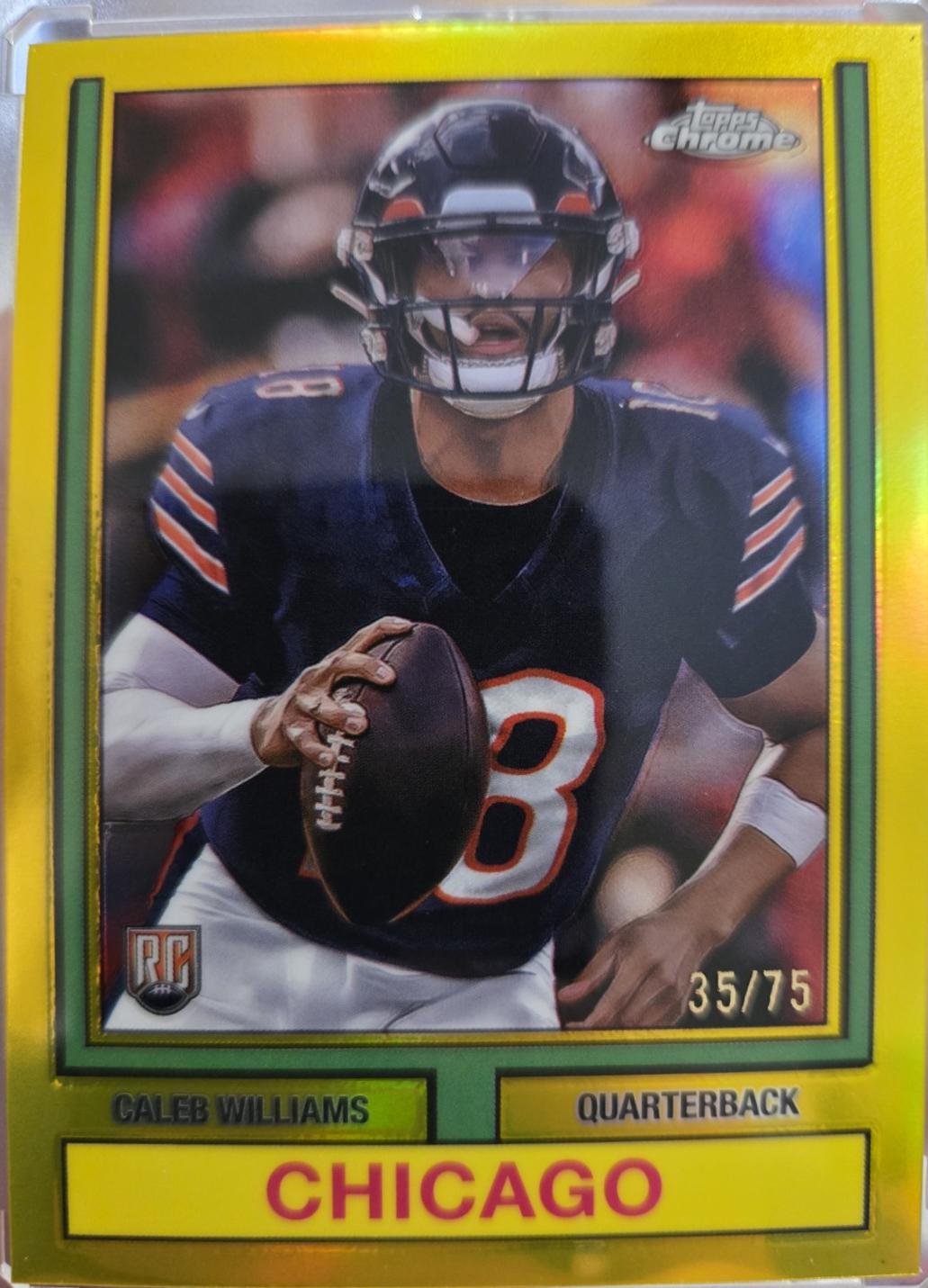 Caleb Williams [Yellow Refractor] #74TF-1