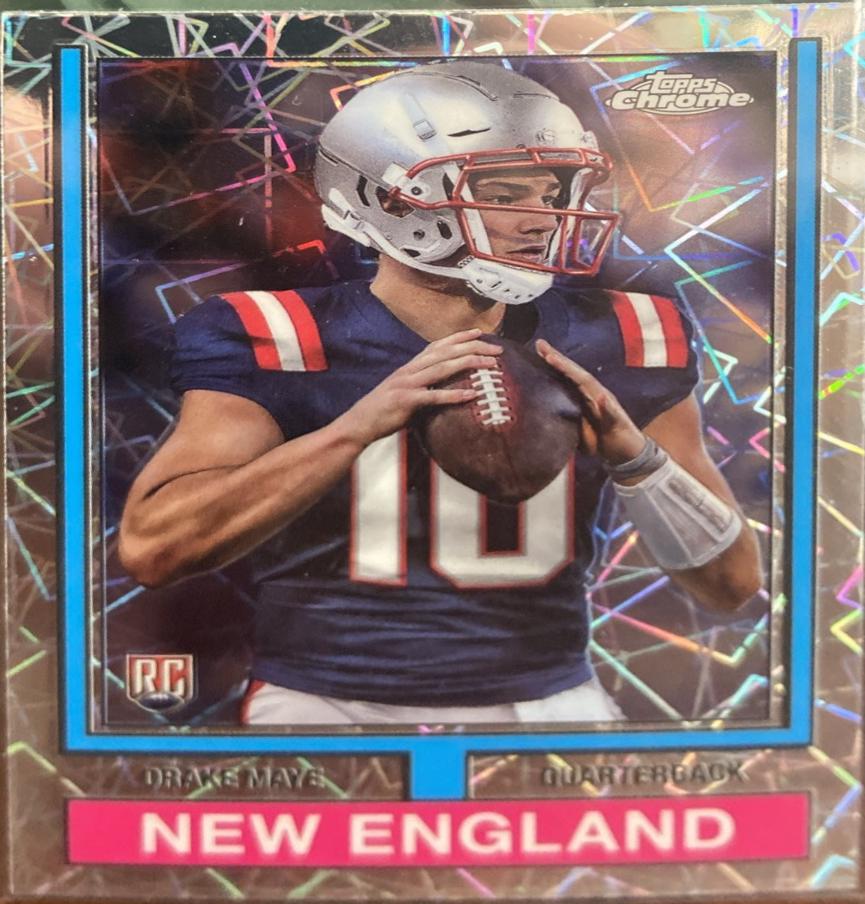 Drake Maye [Laser Refractor] #74TF-3