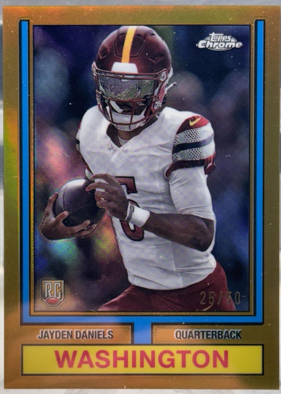 Jayden Daniels [Gold Refractor] #74TF-2