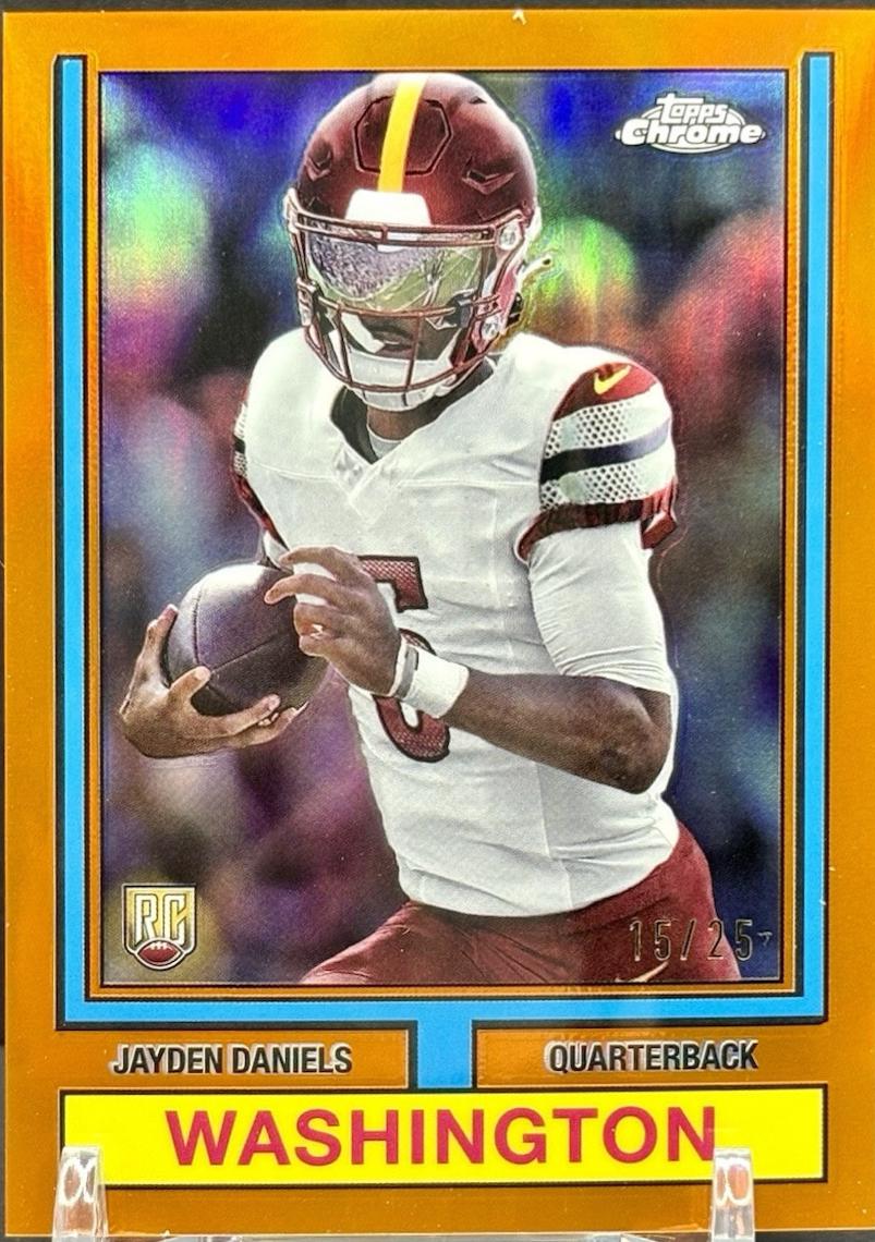 Jayden Daniels [Orange Refractor] #74TF-2