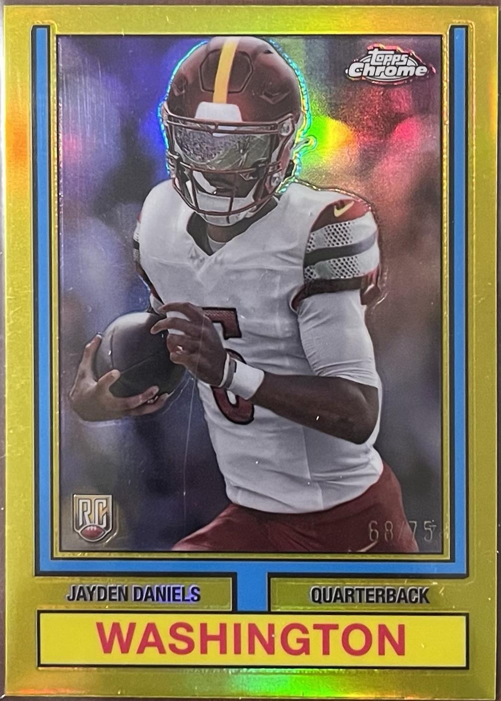 Jayden Daniels [Yellow Refractor] #74TF-2