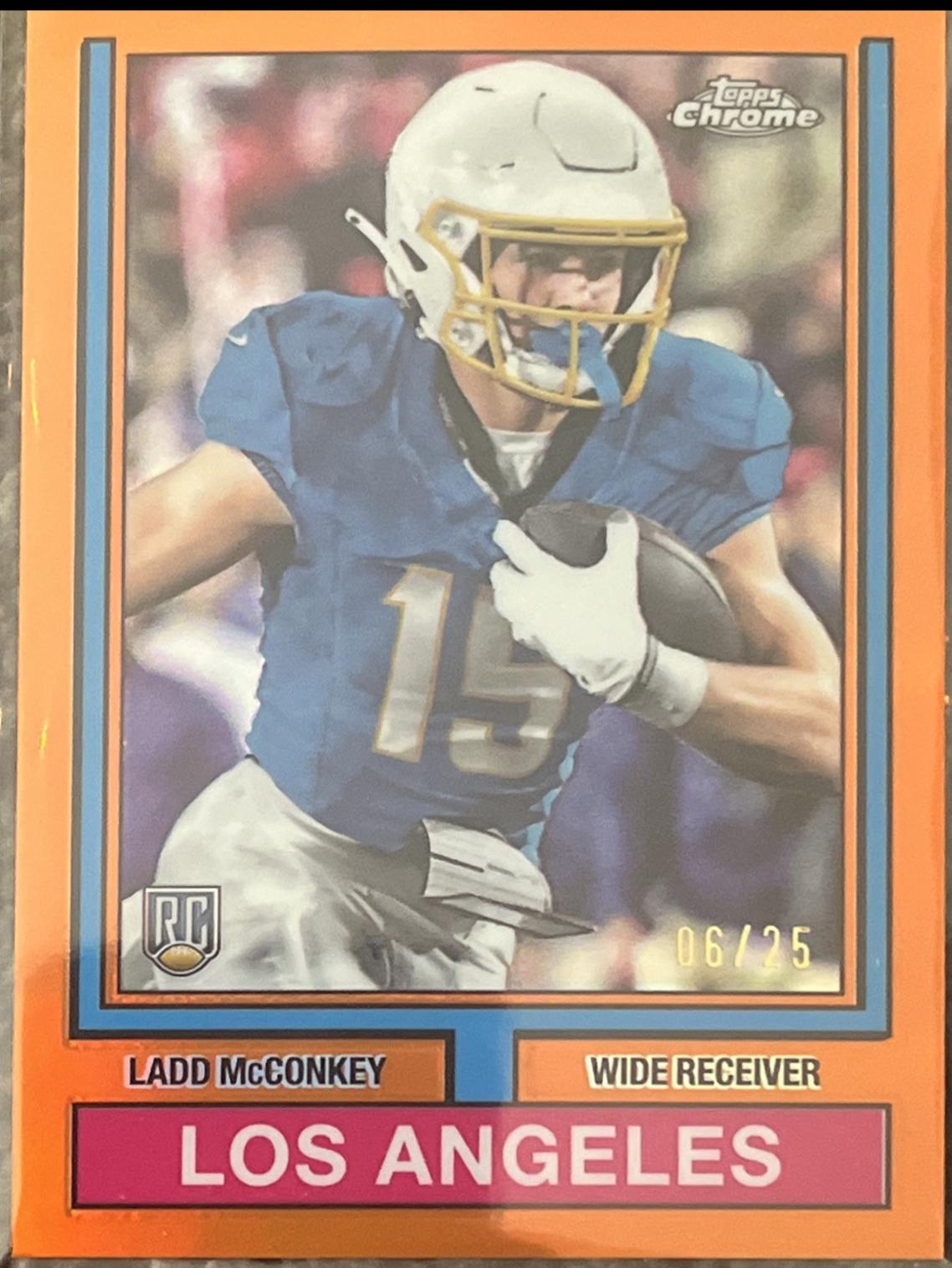 Ladd McConkey [Orange Refractor] #74TF-10