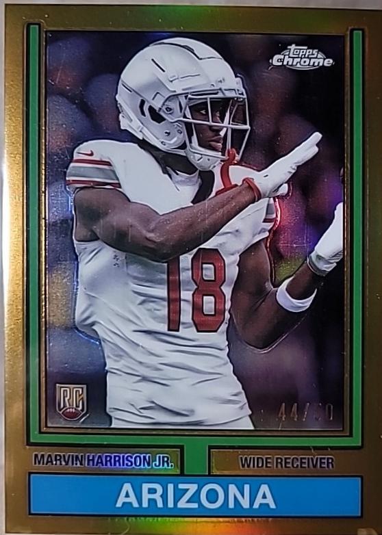 Marvin Harrison Jr. [Gold Refractor] #74TF-5