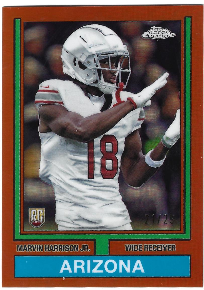 Marvin Harrison Jr. [Orange Refractor] #74TF-5