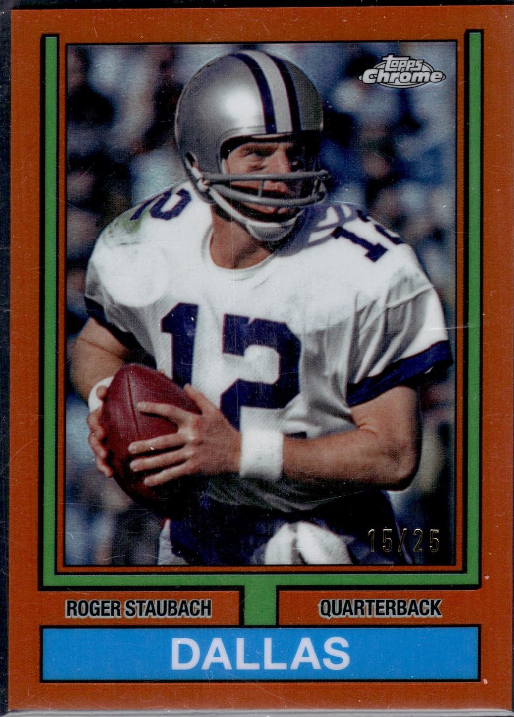 Roger Staubach [Orange Refractor] #74TF-19