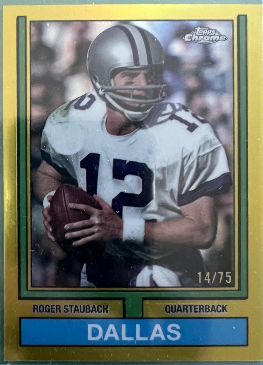 Roger Staubach [Yellow Refractor] #74TF-19