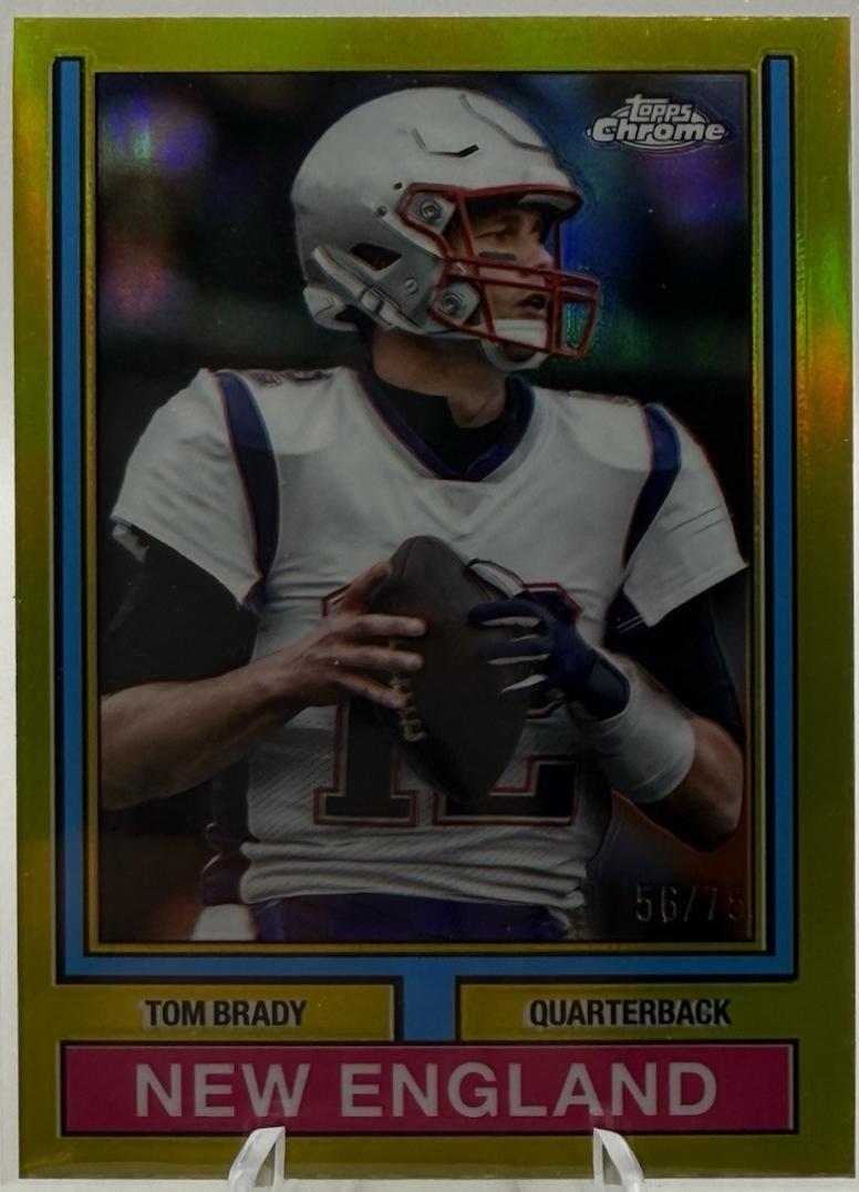 Tom Brady [Gold Refractor] #74TF-16