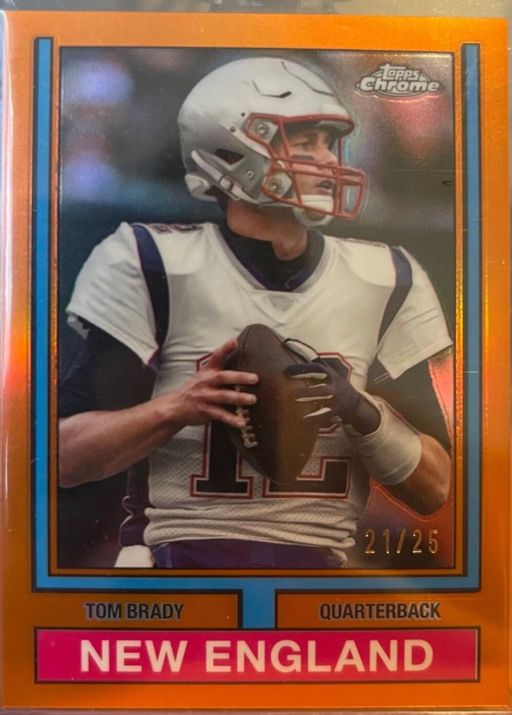 Tom Brady [Orange Refractor] #74TF-16