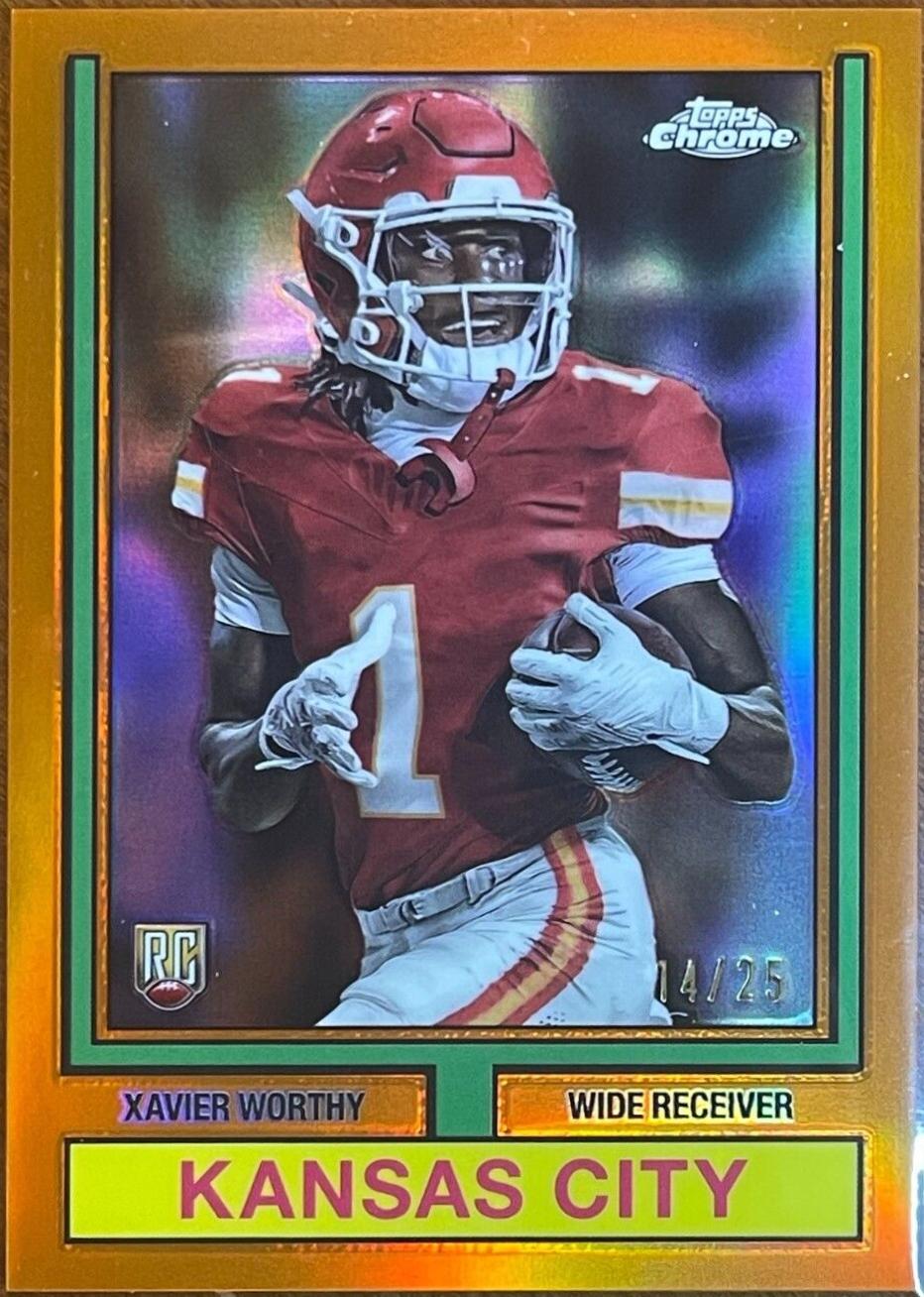 Xavier Worthy [Orange Refractor] #74TF-8