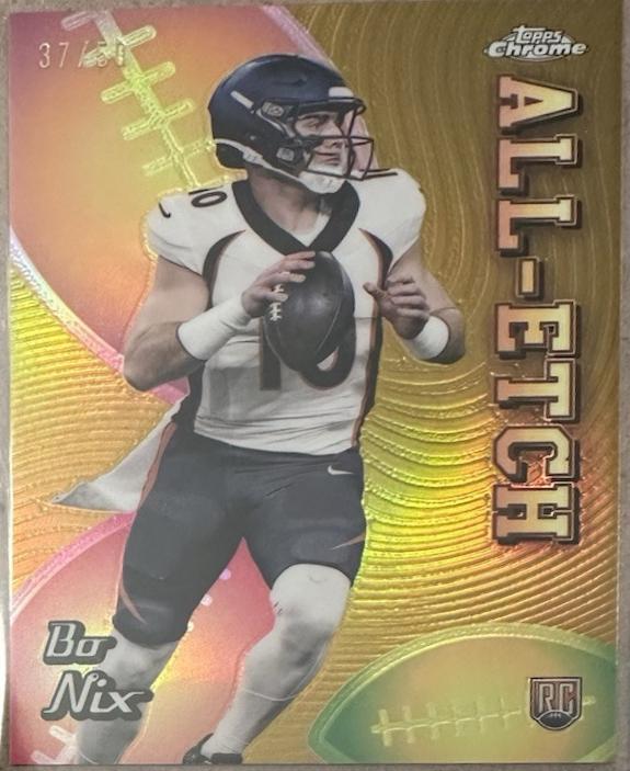 Bo Nix [Gold Refractor] #CAE-BN