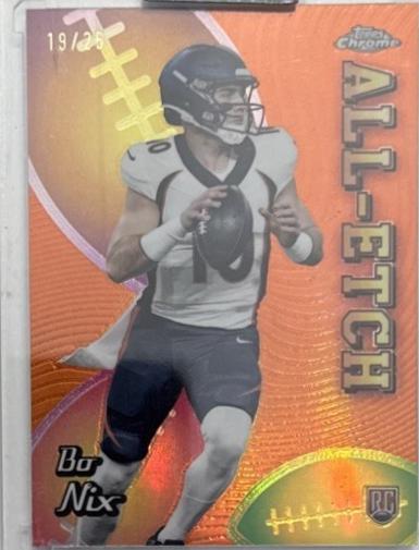 Bo Nix [Orange Refractor] #CAE-BN