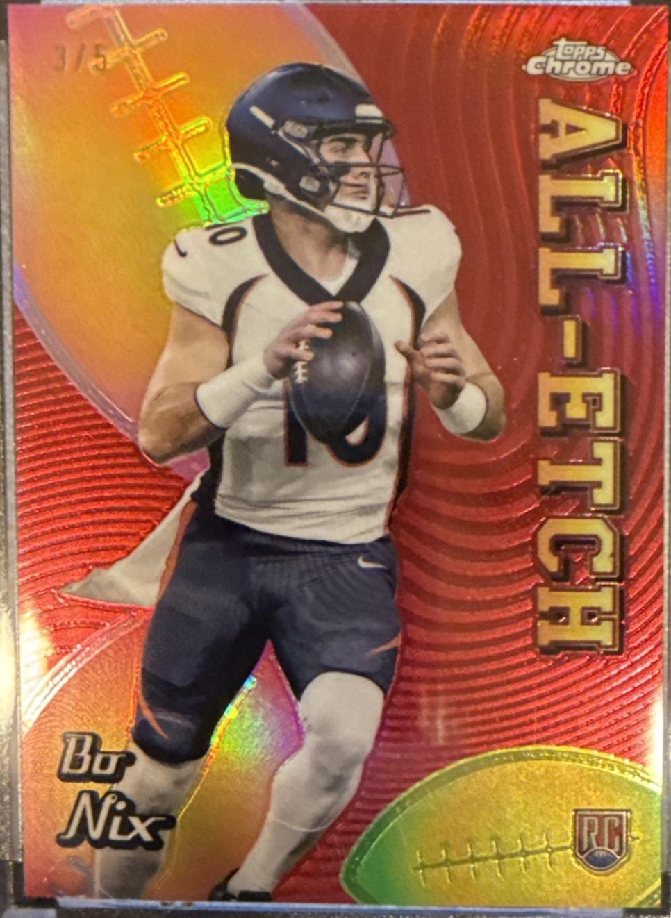 Bo Nix [Red Refractor] #CAE-BN