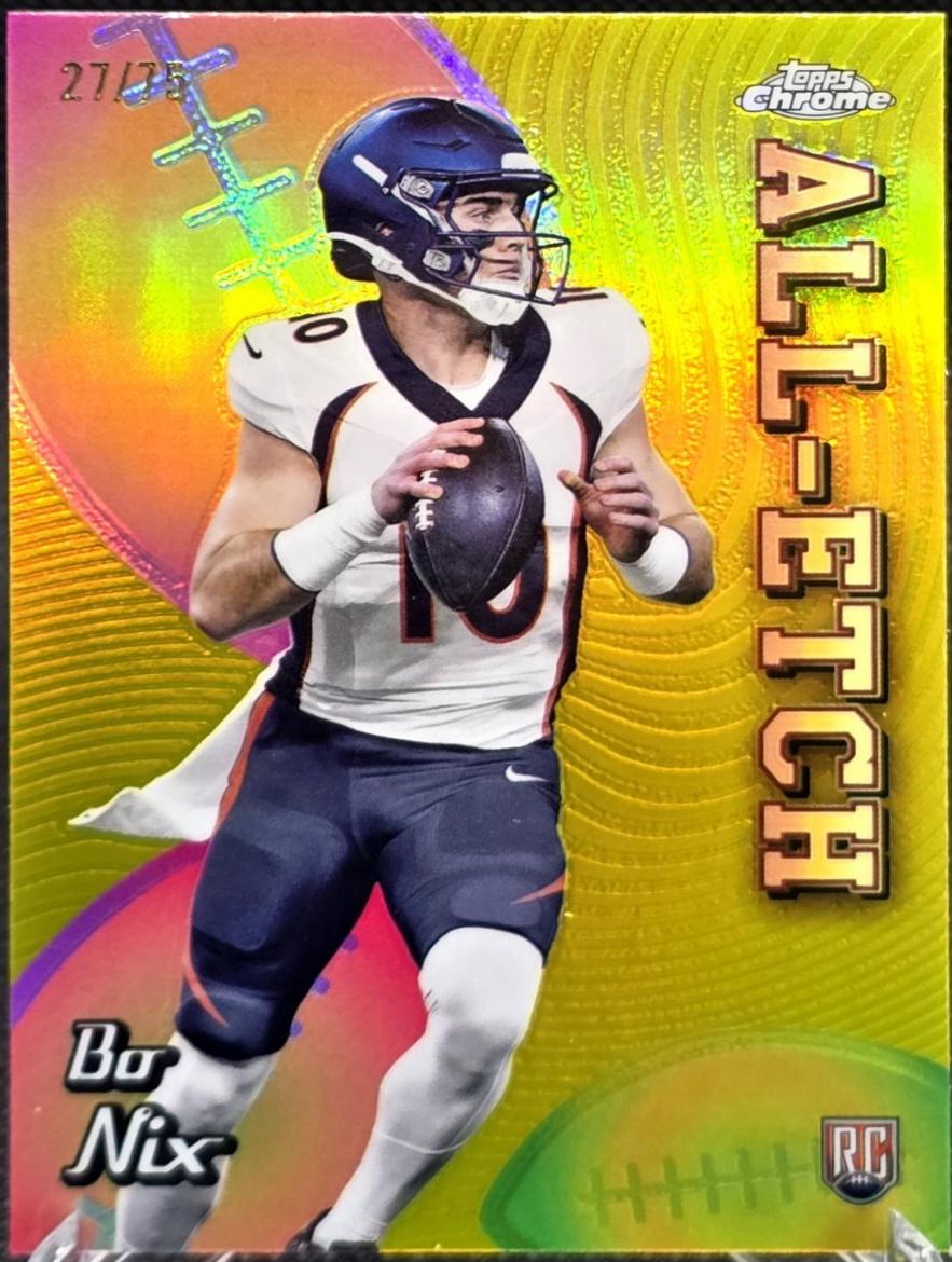 Bo Nix [Yellow Refractor] #CAE-BN
