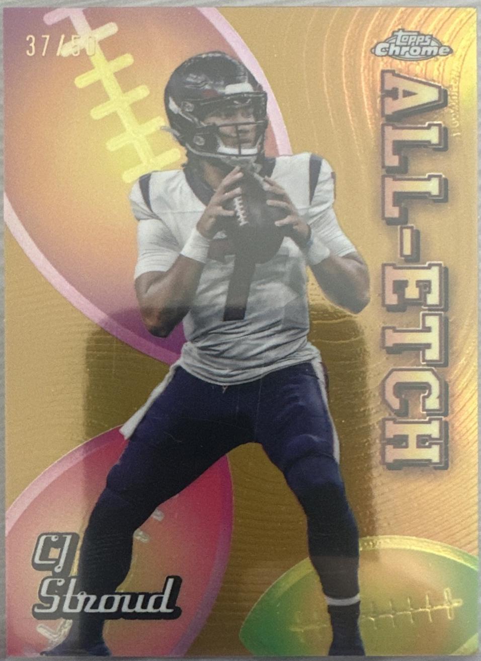CJ Stroud [Gold Refractor] #CAE-CS