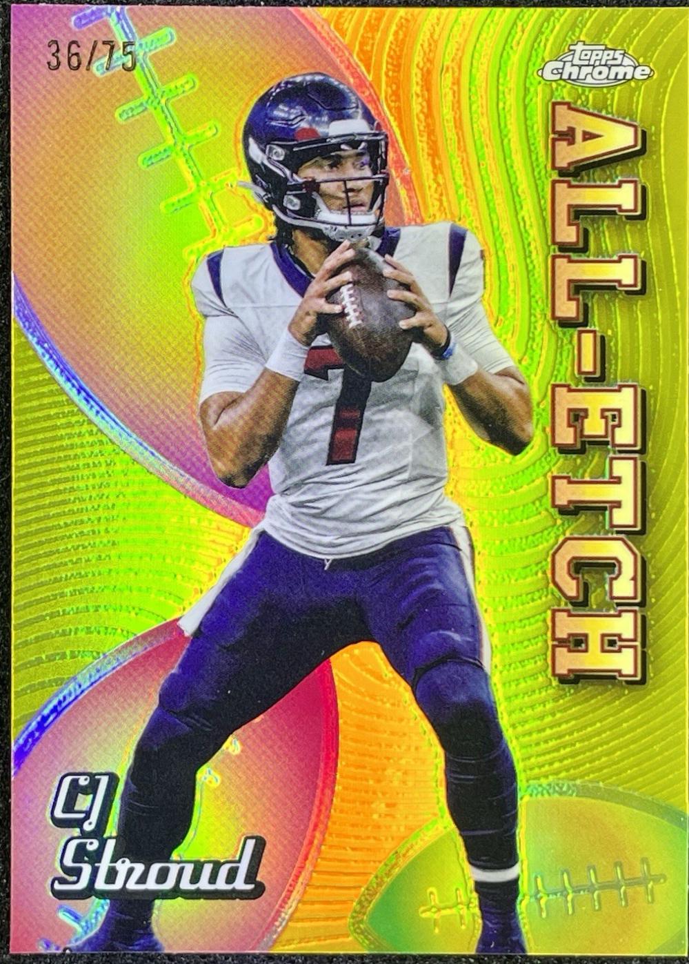 CJ Stroud [Yellow Refractor] #CAE-CS