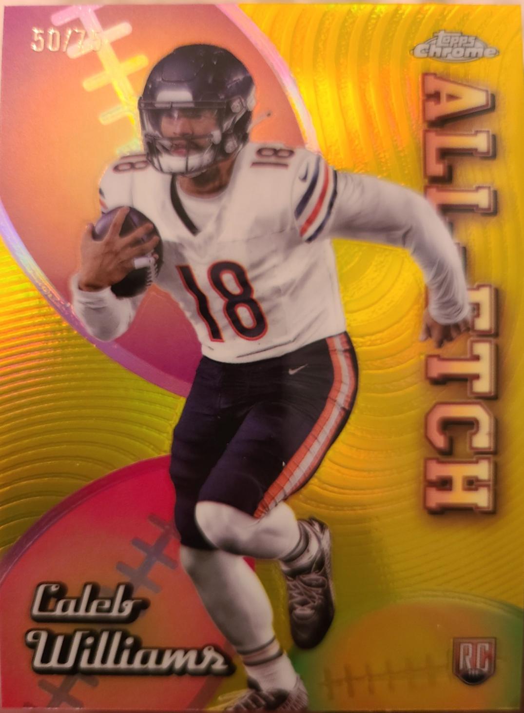 Caleb Williams [Yellow Refractor] #CAE-CW