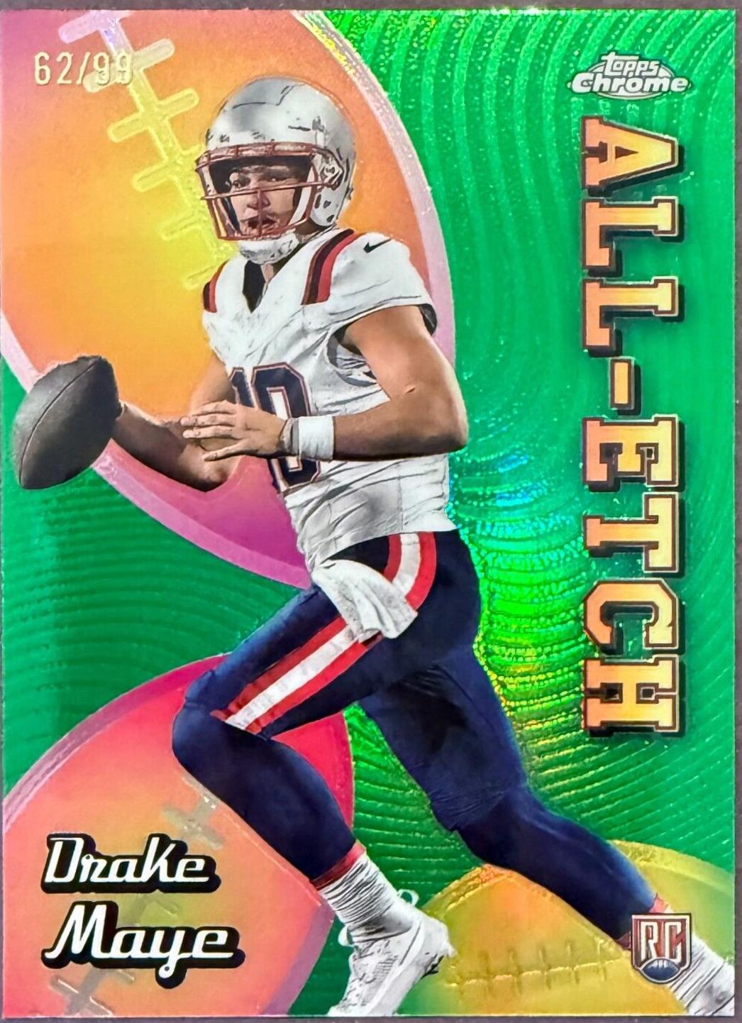 Drake Maye [Green Refractor] #CAE-DM