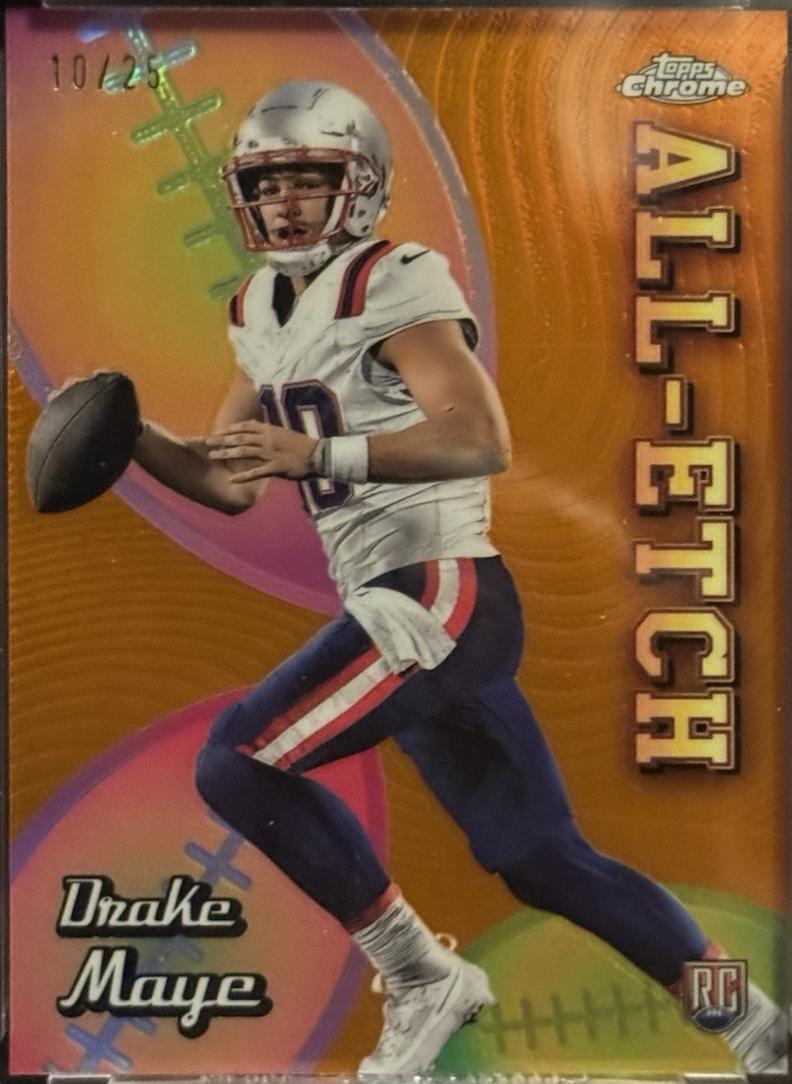 Drake Maye [Orange Refractor] #CAE-DM