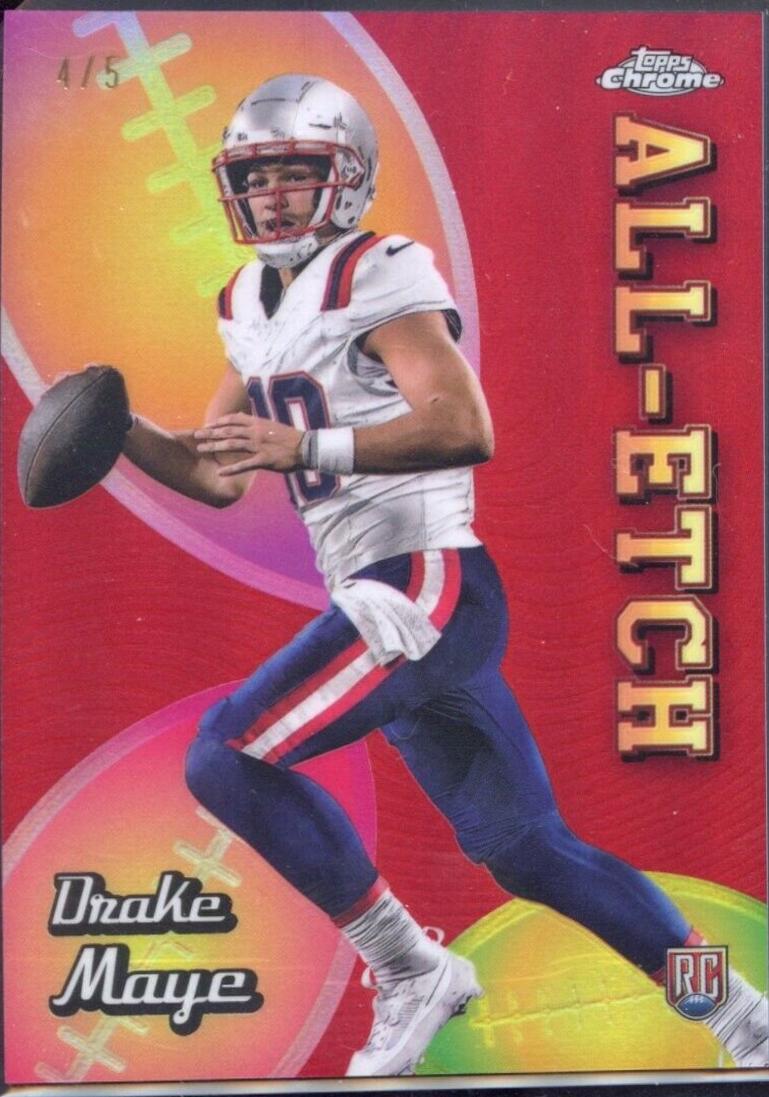 Drake Maye [Red Refractor] #CAE-DM