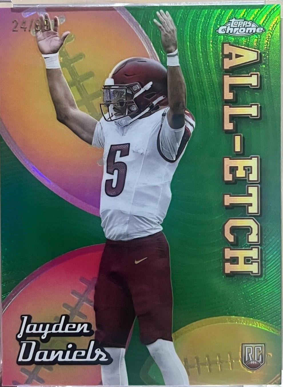 Jayden Daniels [Green Refractor] #CAE-JD