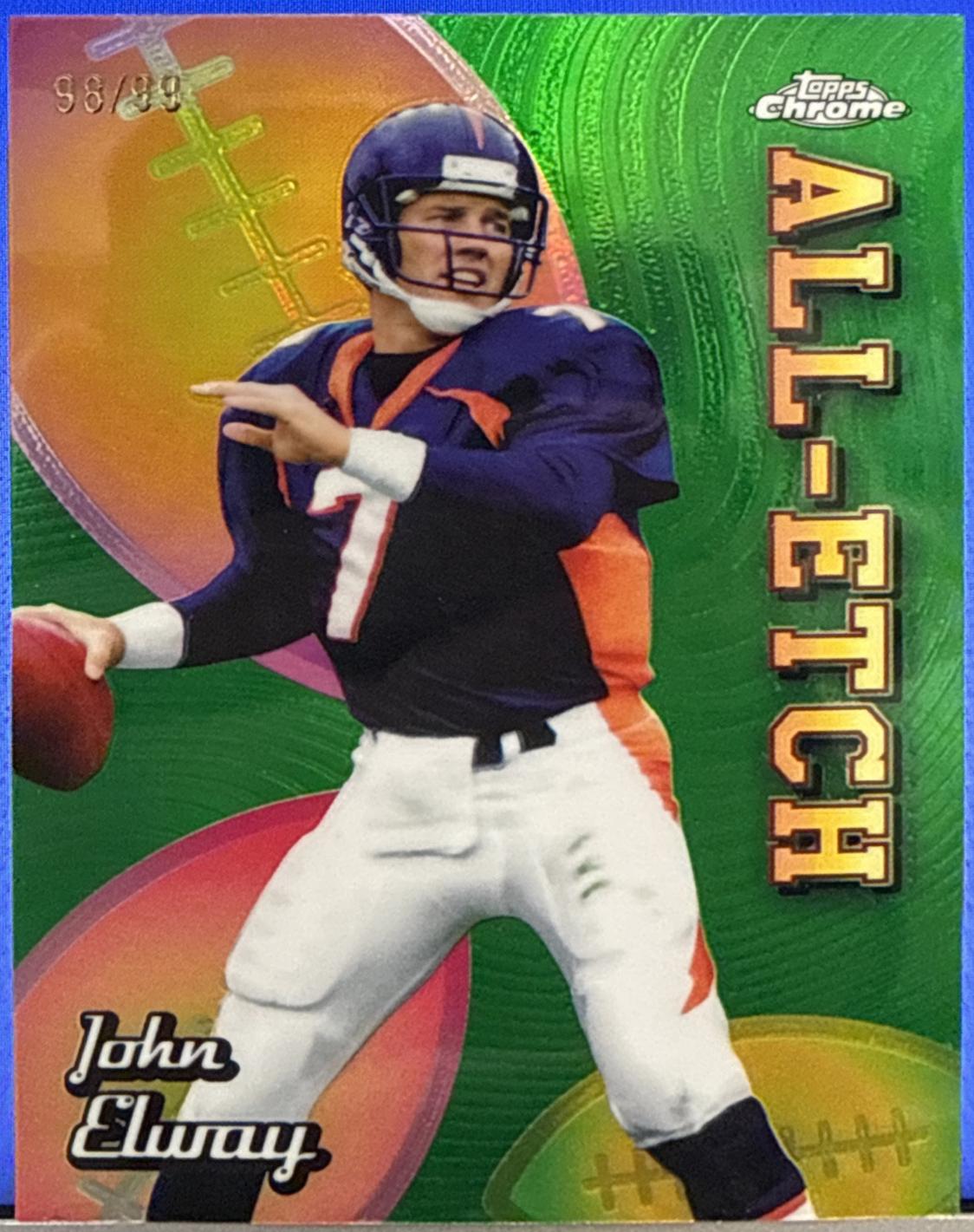 John Elway [Green Refractor] #CAE-JE