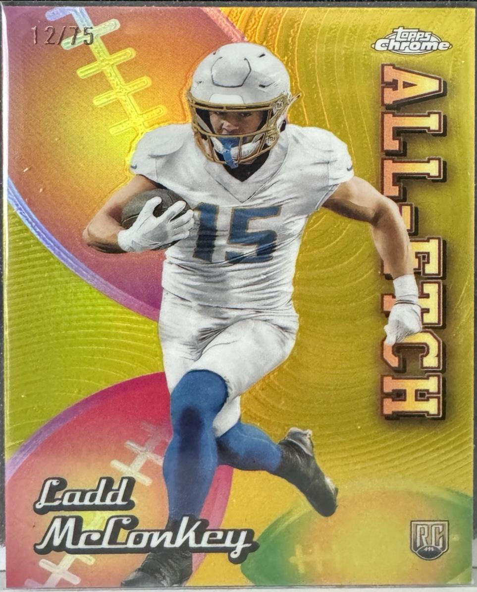 Ladd McConkey [Yellow Refractor] #CAE-LM