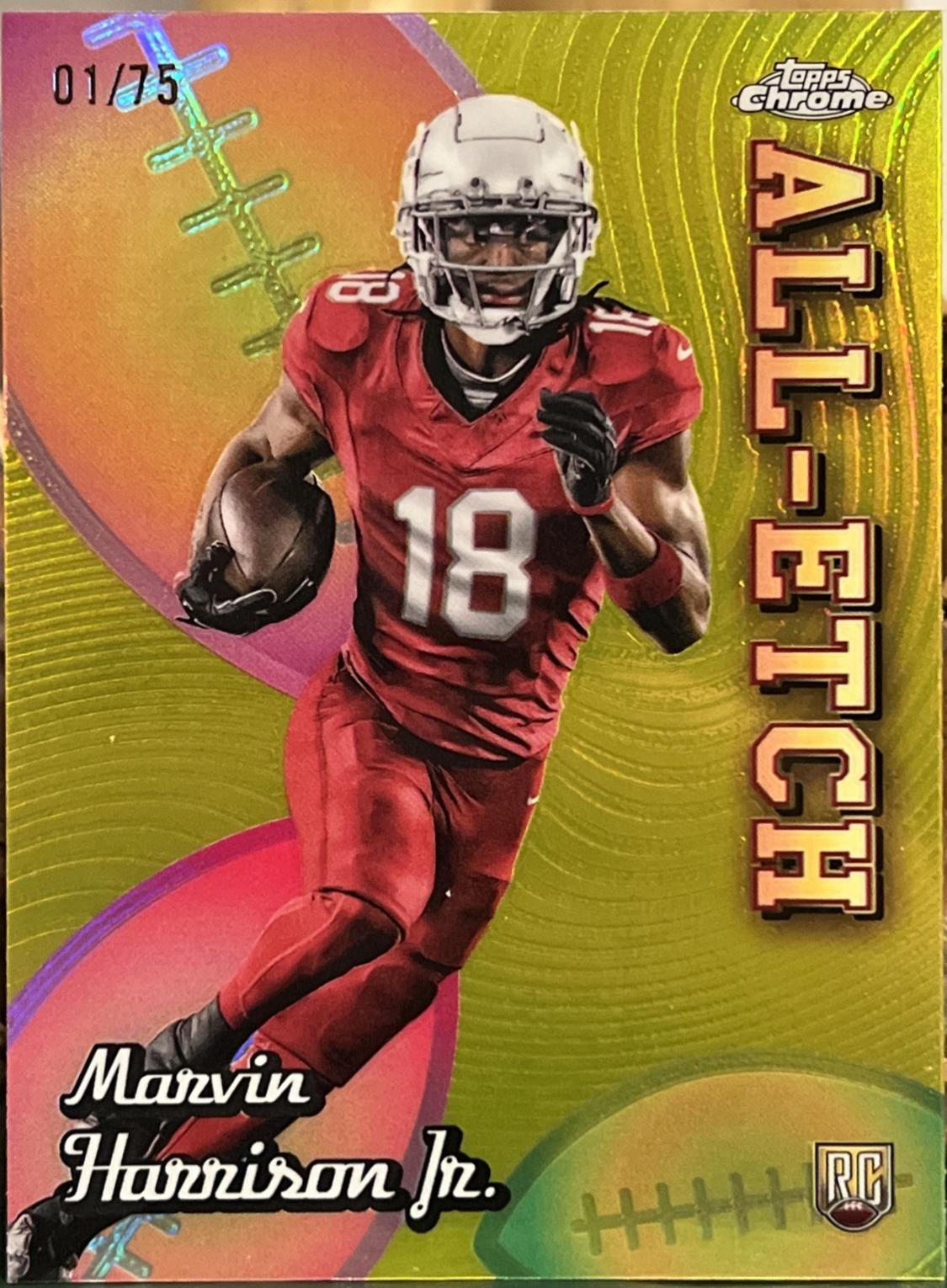 Marvin Harrison Jr. [Yellow Refractor] #CAE-MH