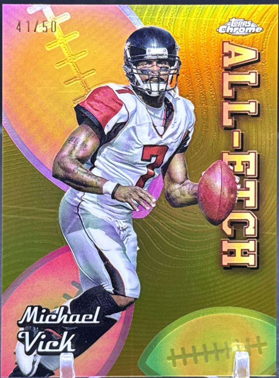 Michael Vick [Gold Refractor] #CAE-MV