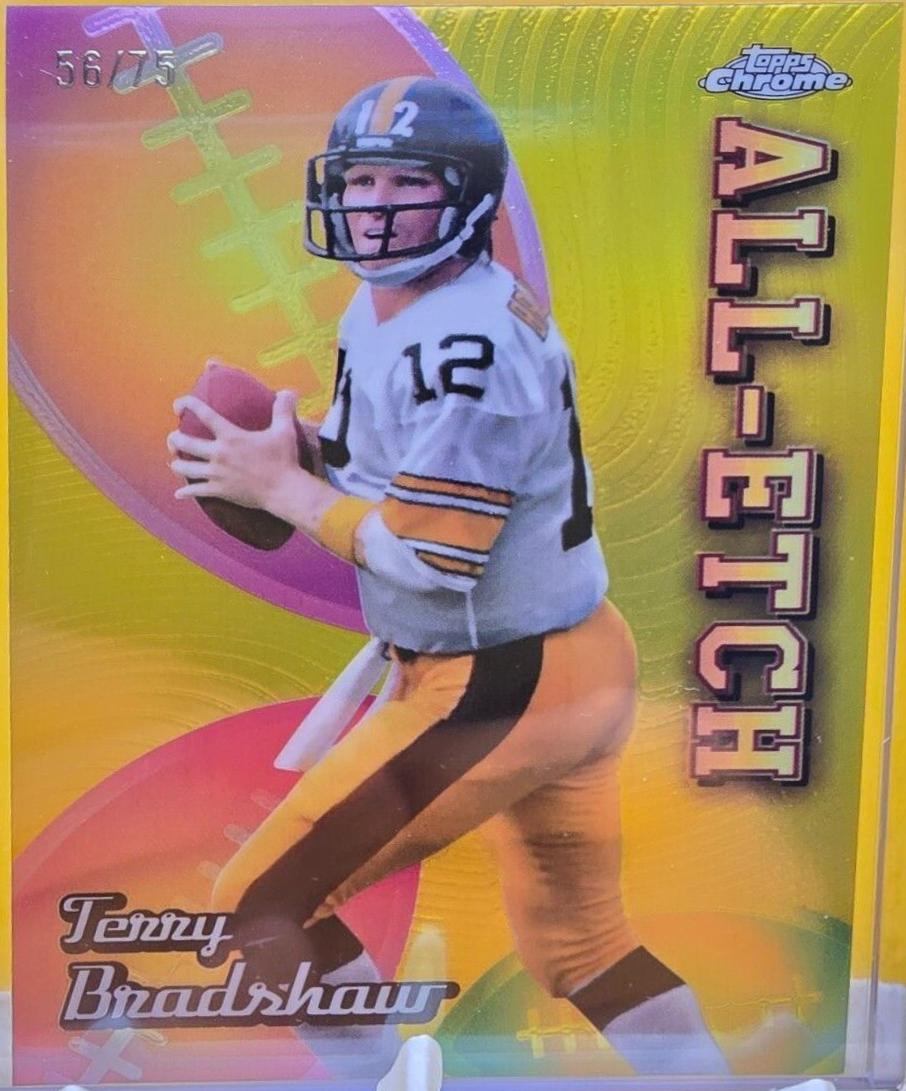 Terry Bradshaw [Yellow Refractor] #CAE-TB
