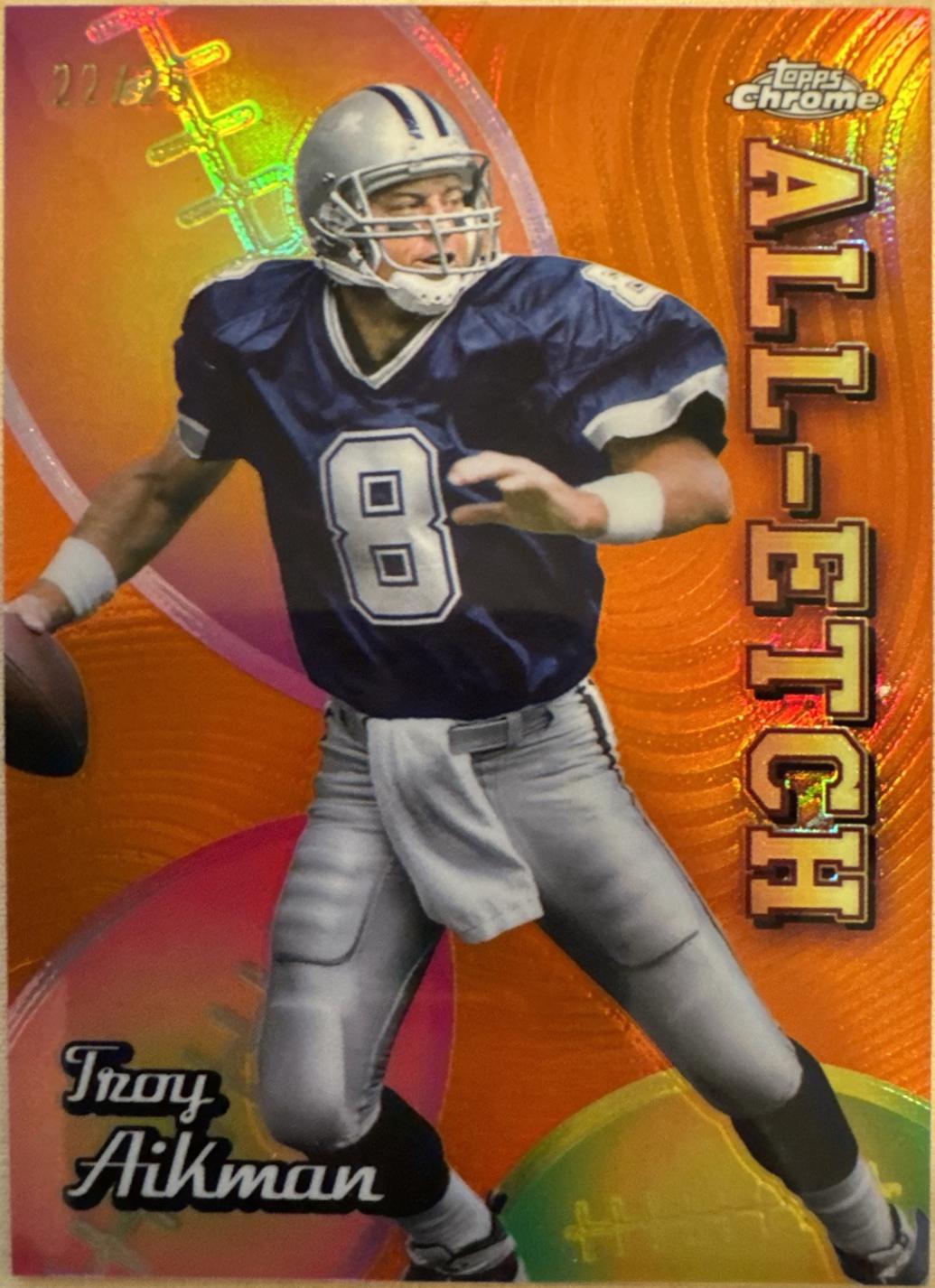 Troy Aikman [Orange Refractor] #CAE-TA