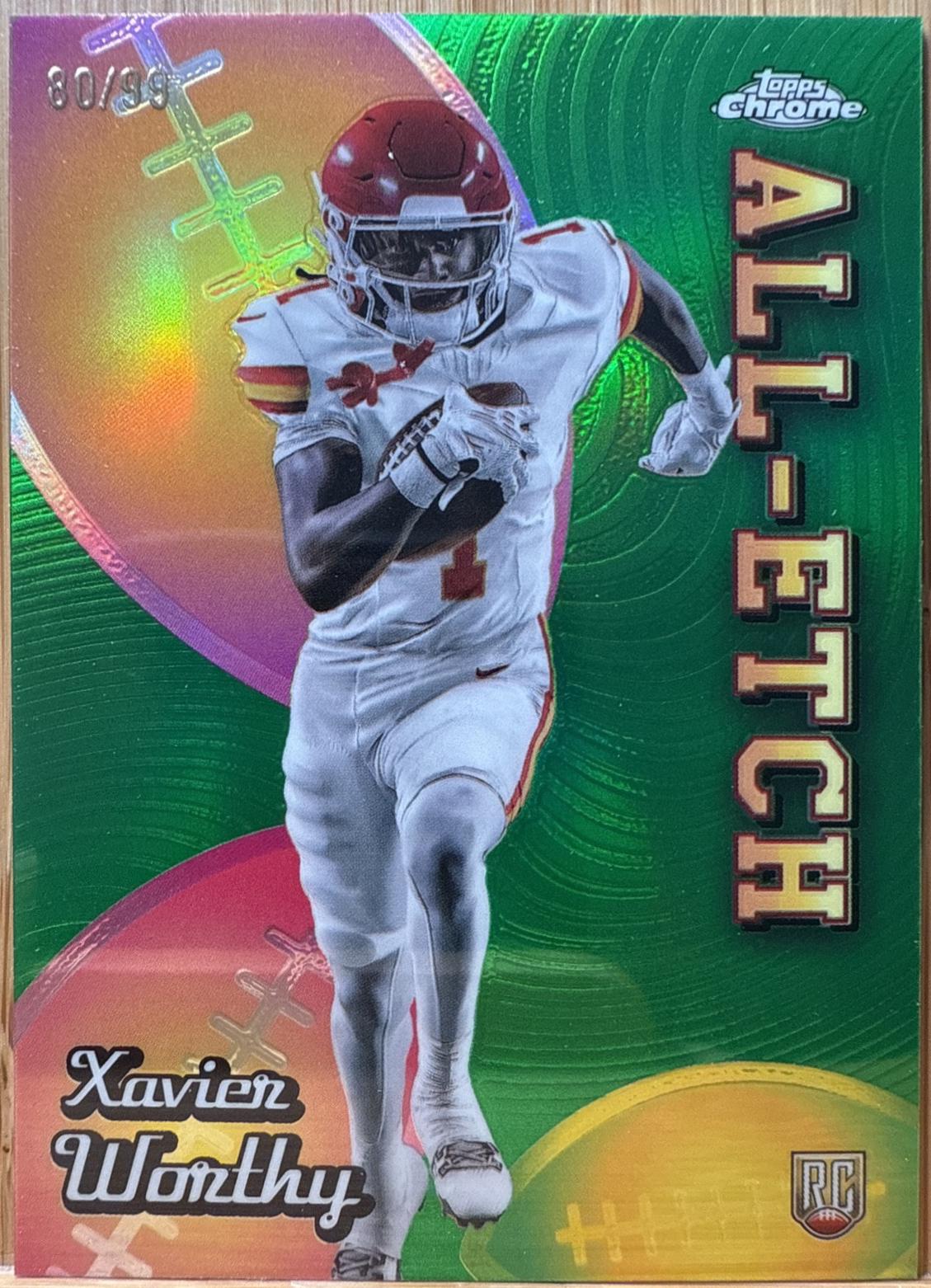 Xavier Worthy [Green Refractor] #CAE-XW