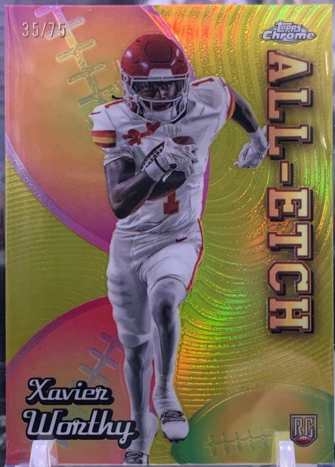 Xavier Worthy [Yellow Refractor] #CAE-XW