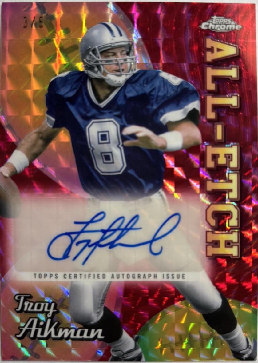 Troy Aikman [Red Refractor] #AEA-TA