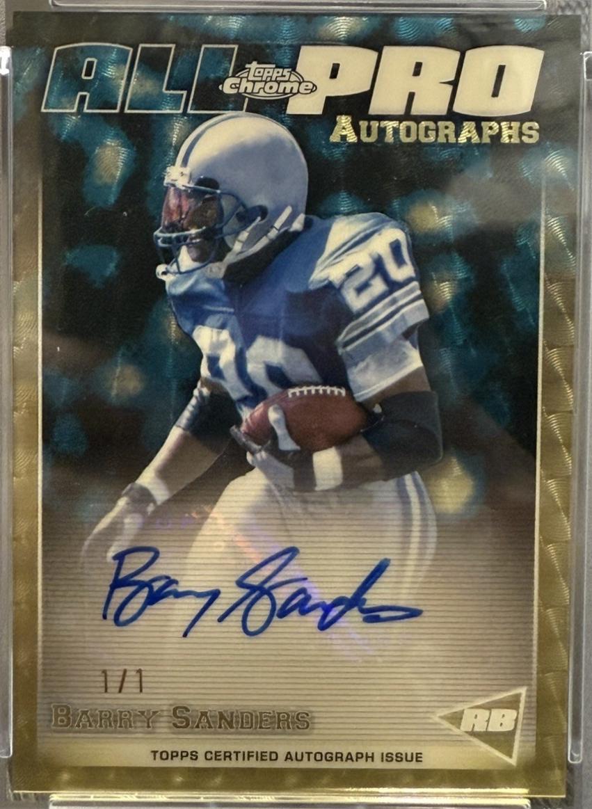 Barry Sanders [SuperFractor] #APA-BS