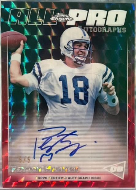 Peyton Manning [Red Refractor] #APA-PM