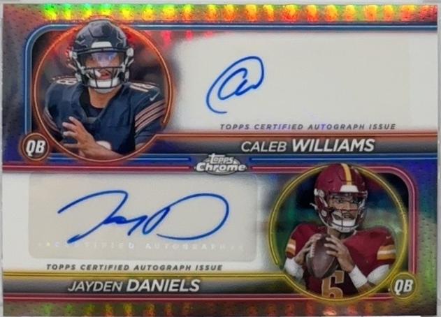 Jayden Daniels / Caleb Williams [Refractor] #DA-QB