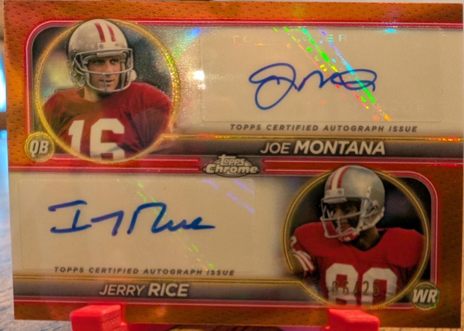 Jerry Rice / Joe Montana #DA-SF