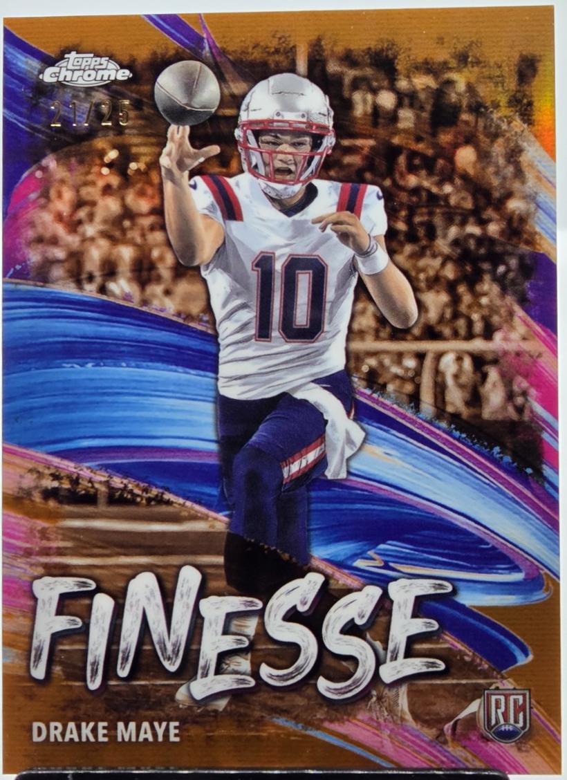 Drake Maye [Orange Refractor] #F-2