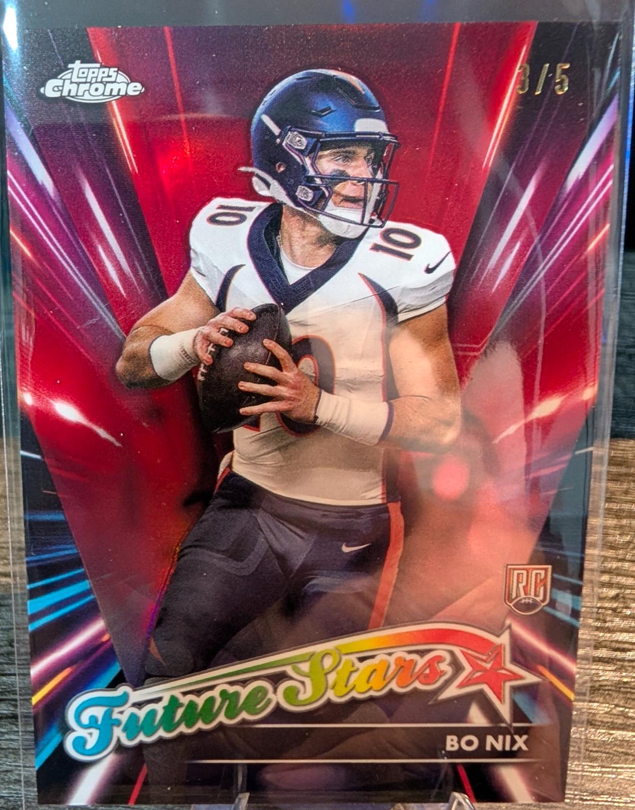 Bo Nix [Red Refractor] #FS-4