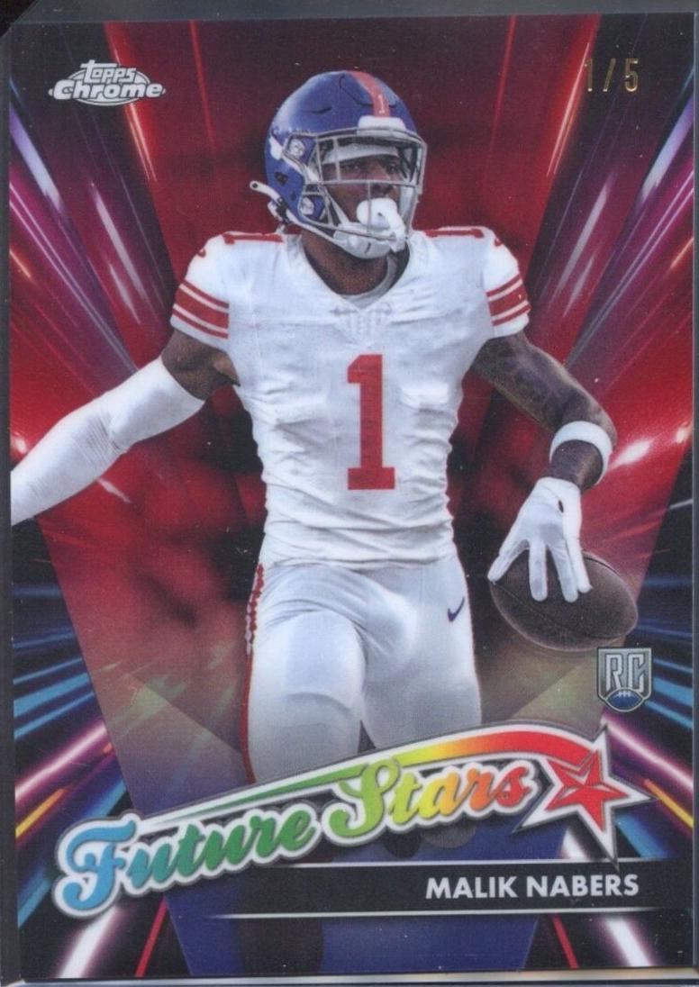 Malik Nabers [Red Refractor] #FS-9