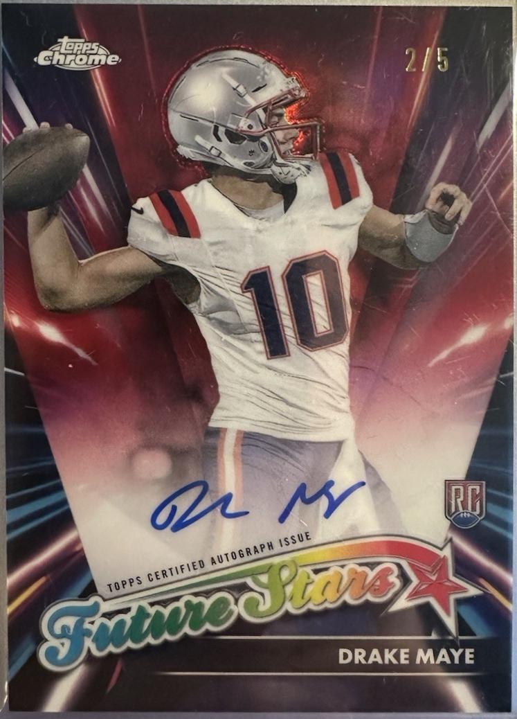 Drake Maye [Red Refractor] #FSA-DM
