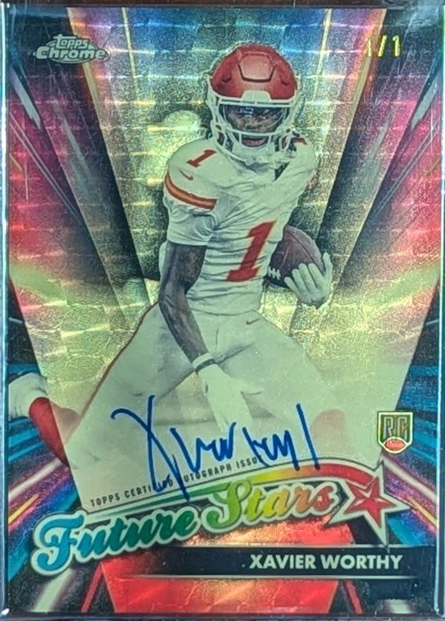 Xavier Worthy [SuperFractor] #FSA-XW