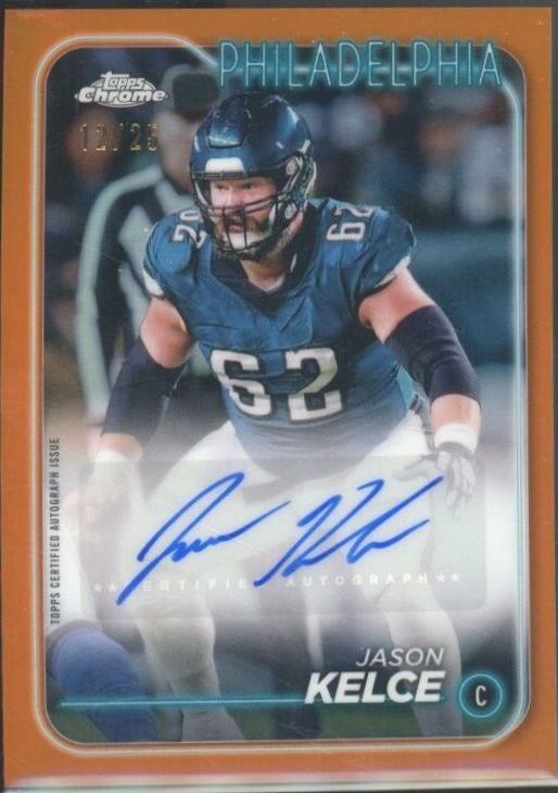 Jason Kelce [Orange Refractor] #CLA-JKE