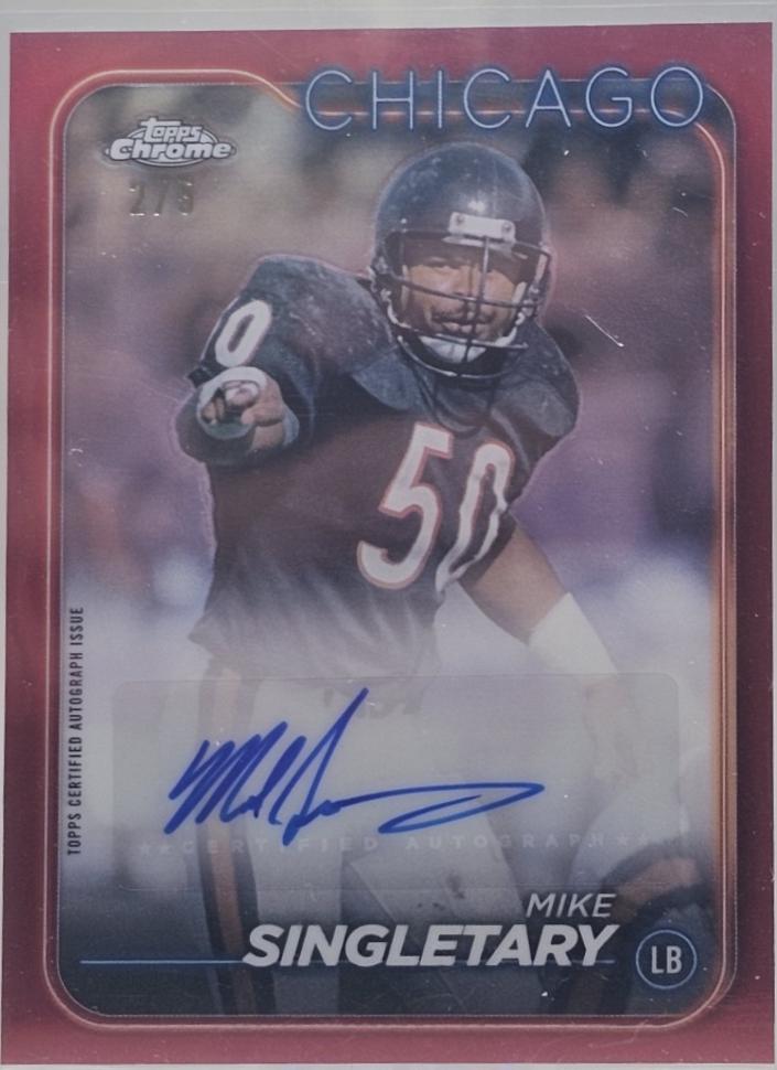 Mike Singletary [Red Refractor] #CLA-MS