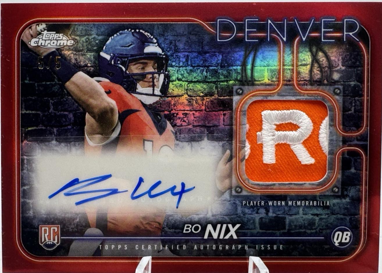 Bo Nix [Red] #CPA-BN