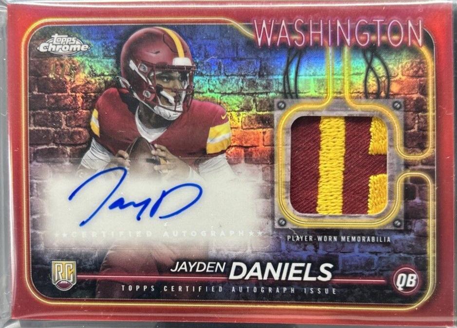 Jayden Daniels [Red] #CPA-JD