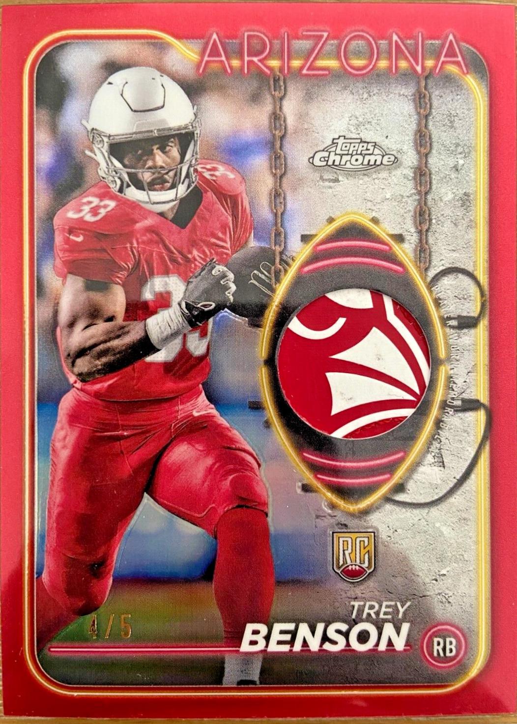 Trey Benson [Red Refractor] #CRR-TB