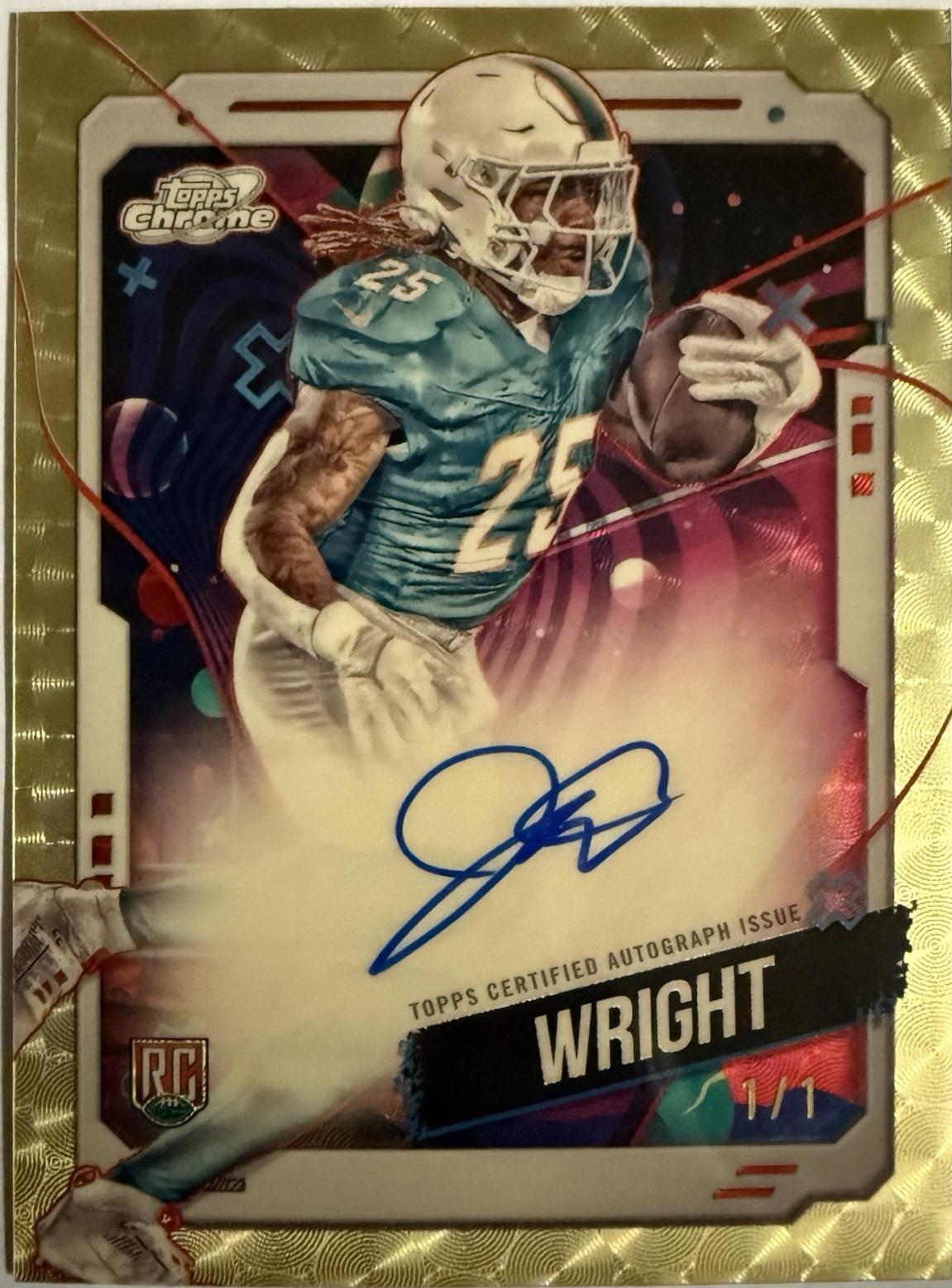 Jaylen Wright [Superfractor] #CCA-JAW