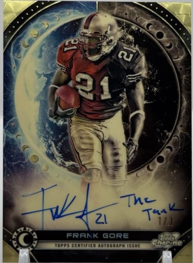 Frank Gore [Superfractor] #EQA-FGO