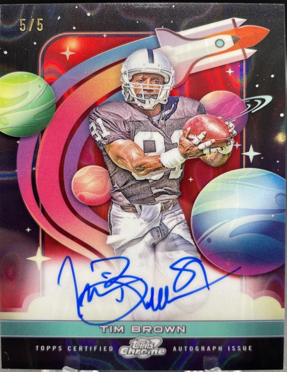 Tim Brown [Red Flare Refractor] #FFS-TBR